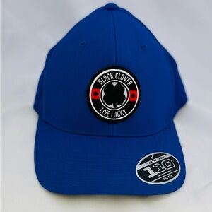 NWT Black Clover 110 Top Golf Live Lucky Royal Blue Snapback Baseball Cap Hat